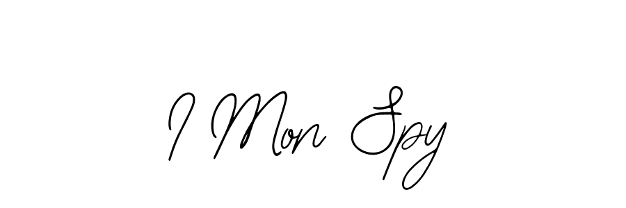 if you are searching for the best signature style for your name I Mon Spy. so please give up your signature search. here we have designed multiple signature styles  using Bearetta-2O07w. I Mon Spy signature style 12 images and pictures png