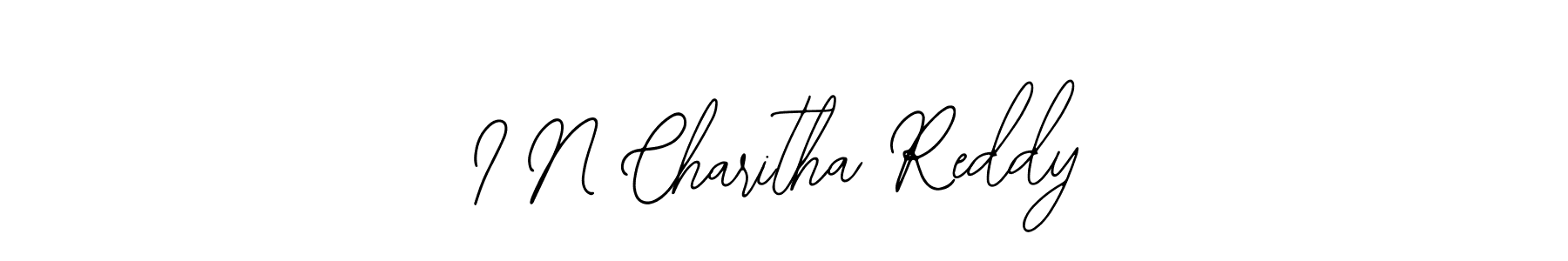 Design your own signature with our free online signature maker. With this signature software, you can create a handwritten (Bearetta-2O07w) signature for name I N Charitha Reddy. I N Charitha Reddy signature style 12 images and pictures png
