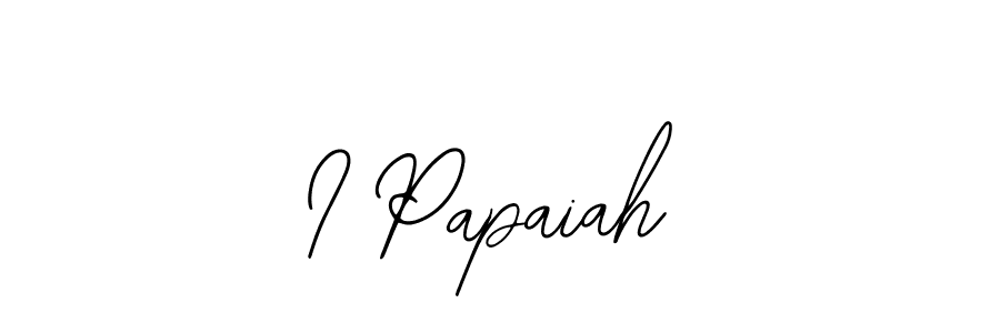 This is the best signature style for the I Papaiah name. Also you like these signature font (Bearetta-2O07w). Mix name signature. I Papaiah signature style 12 images and pictures png