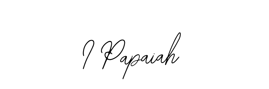 Once you've used our free online signature maker to create your best signature Bearetta-2O07w style, it's time to enjoy all of the benefits that I Papaiah name signing documents. I Papaiah signature style 12 images and pictures png