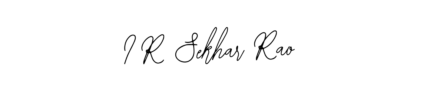 Make a beautiful signature design for name I R Sekhar Rao. With this signature (Bearetta-2O07w) style, you can create a handwritten signature for free. I R Sekhar Rao signature style 12 images and pictures png