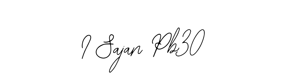 Similarly Bearetta-2O07w is the best handwritten signature design. Signature creator online .You can use it as an online autograph creator for name I Sajan Pb30. I Sajan Pb30 signature style 12 images and pictures png