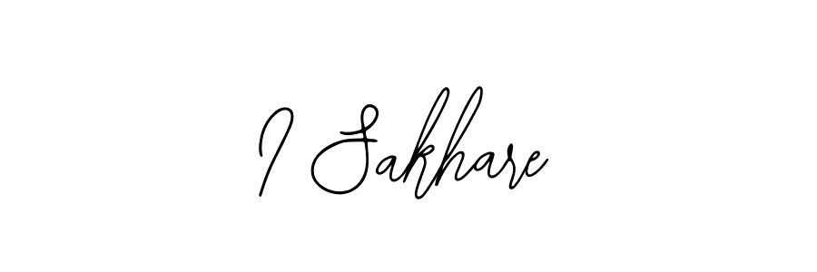 Create a beautiful signature design for name I Sakhare. With this signature (Bearetta-2O07w) fonts, you can make a handwritten signature for free. I Sakhare signature style 12 images and pictures png
