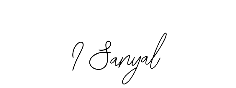 You can use this online signature creator to create a handwritten signature for the name I Sanyal. This is the best online autograph maker. I Sanyal signature style 12 images and pictures png