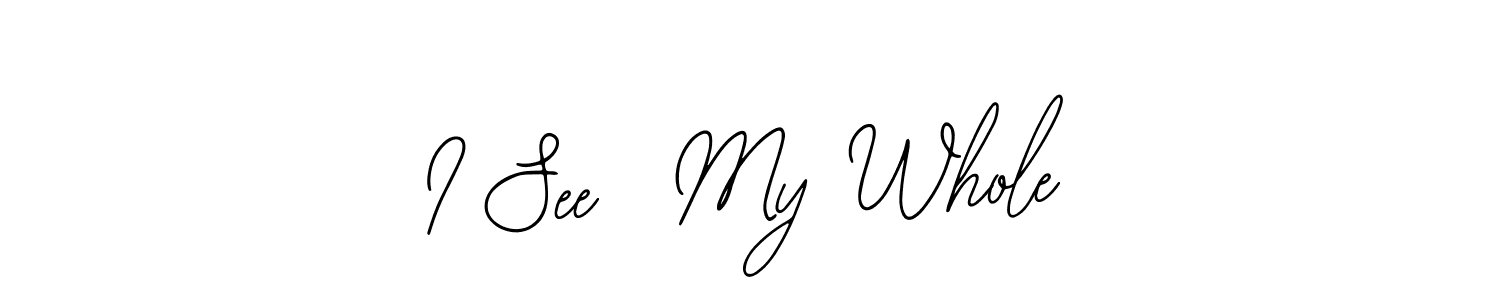 Make a short I See  My Whole signature style. Manage your documents anywhere anytime using Bearetta-2O07w. Create and add eSignatures, submit forms, share and send files easily. I See  My Whole signature style 12 images and pictures png