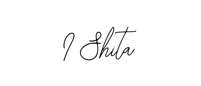 How to make I Shita name signature. Use Bearetta-2O07w style for creating short signs online. This is the latest handwritten sign. I Shita signature style 12 images and pictures png