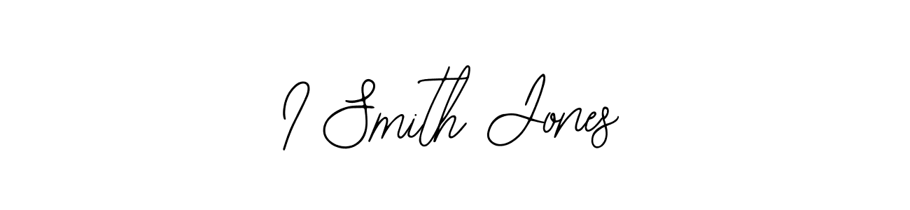 Use a signature maker to create a handwritten signature online. With this signature software, you can design (Bearetta-2O07w) your own signature for name I Smith Jones. I Smith Jones signature style 12 images and pictures png