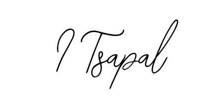 Create your official email sign-off with I Tsapal name in Bearetta-2O07w style. Crisp, clean, and perfectly legible across all screens. I Tsapal signature style 12 images and pictures png