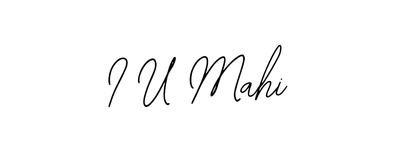 Here are the top 10 professional signature styles for the name I U Mahi. These are the best autograph styles you can use for your name. I U Mahi signature style 12 images and pictures png
