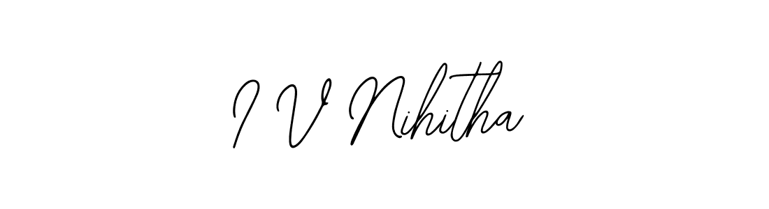 Once you've used our free online signature maker to create your best signature Bearetta-2O07w style, it's time to enjoy all of the benefits that I V Nihitha name signing documents. I V Nihitha signature style 12 images and pictures png