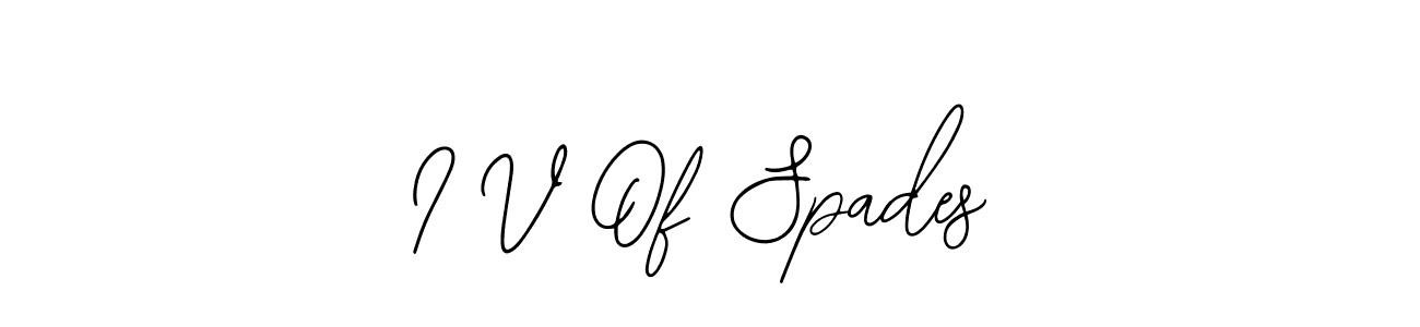 How to Draw I V Of Spades signature style? Bearetta-2O07w is a latest design signature styles for name I V Of Spades. I V Of Spades signature style 12 images and pictures png