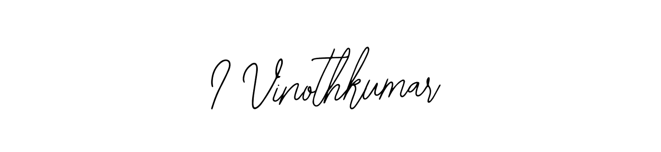 Also we have I Vinothkumar name is the best signature style. Create professional handwritten signature collection using Bearetta-2O07w autograph style. I Vinothkumar signature style 12 images and pictures png