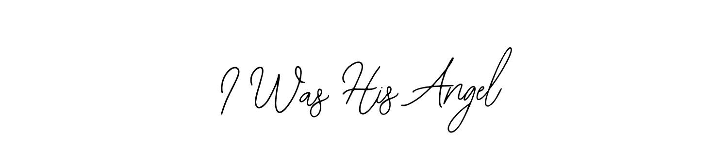 Make a beautiful signature design for name I Was His Angel. With this signature (Bearetta-2O07w) style, you can create a handwritten signature for free. I Was His Angel signature style 12 images and pictures png