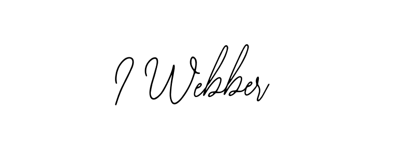 How to make I Webber signature? Bearetta-2O07w is a professional autograph style. Create handwritten signature for I Webber name. I Webber signature style 12 images and pictures png