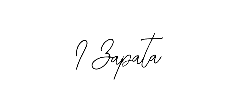 How to make I Zapata signature? Bearetta-2O07w is a professional autograph style. Create handwritten signature for I Zapata name. I Zapata signature style 12 images and pictures png