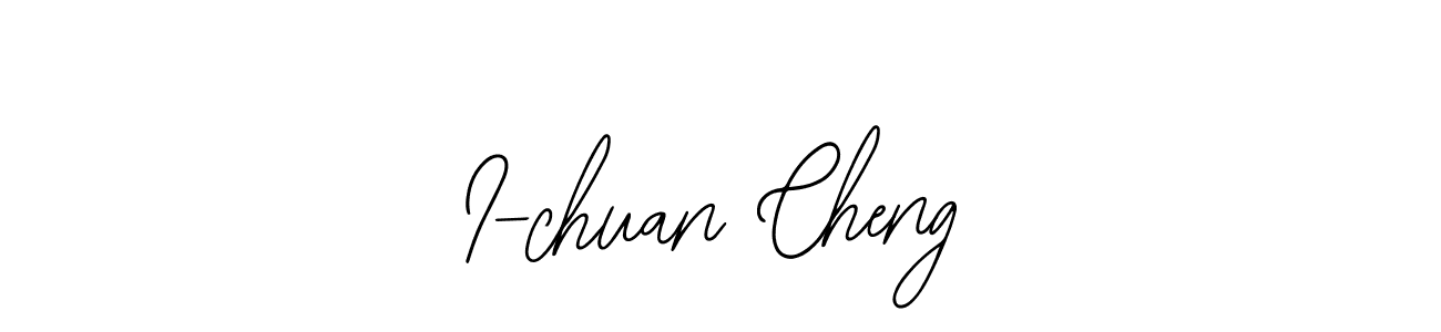 Bearetta-2O07w is a professional signature style that is perfect for those who want to add a touch of class to their signature. It is also a great choice for those who want to make their signature more unique. Get I-chuan Cheng name to fancy signature for free. I-chuan Cheng signature style 12 images and pictures png
