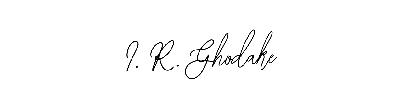 Create a beautiful signature design for name I. R. Ghodake. With this signature (Bearetta-2O07w) fonts, you can make a handwritten signature for free. I. R. Ghodake signature style 12 images and pictures png