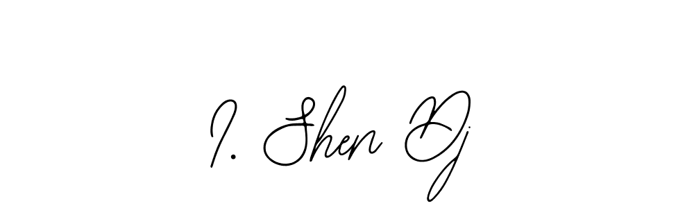 Also You can easily find your signature by using the search form. We will create I. Shen Dj name handwritten signature images for you free of cost using Bearetta-2O07w sign style. I. Shen Dj signature style 12 images and pictures png