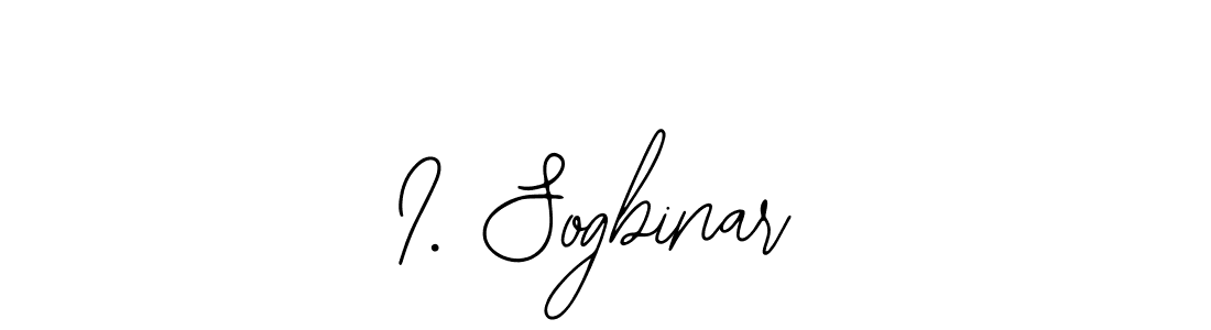 You can use this online signature creator to create a handwritten signature for the name I. Sogbinar. This is the best online autograph maker. I. Sogbinar signature style 12 images and pictures png