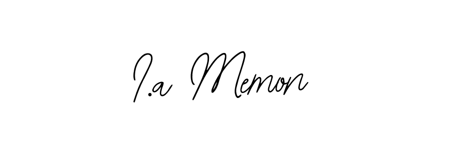 Make a short I.a Memon signature style. Manage your documents anywhere anytime using Bearetta-2O07w. Create and add eSignatures, submit forms, share and send files easily. I.a Memon signature style 12 images and pictures png