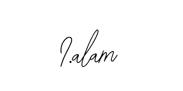 How to Draw I.alam signature style? Bearetta-2O07w is a latest design signature styles for name I.alam. I.alam signature style 12 images and pictures png