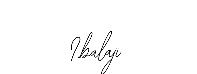 Create a beautiful signature design for name I.balaji. With this signature (Bearetta-2O07w) fonts, you can make a handwritten signature for free. I.balaji signature style 12 images and pictures png