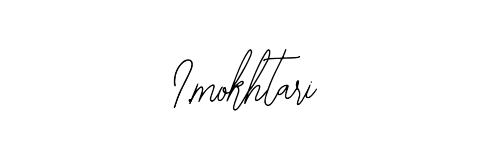 if you are searching for the best signature style for your name I.mokhtari. so please give up your signature search. here we have designed multiple signature styles  using Bearetta-2O07w. I.mokhtari signature style 12 images and pictures png