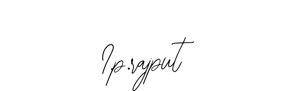 I.p.rajput stylish signature style. Best Handwritten Sign (Bearetta-2O07w) for my name. Handwritten Signature Collection Ideas for my name I.p.rajput. I.p.rajput signature style 12 images and pictures png