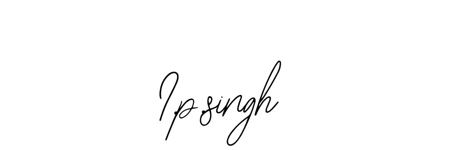 The best way (Bearetta-2O07w) to make a short signature is to pick only two or three words in your name. The name I.p.singh include a total of six letters. For converting this name. I.p.singh signature style 12 images and pictures png