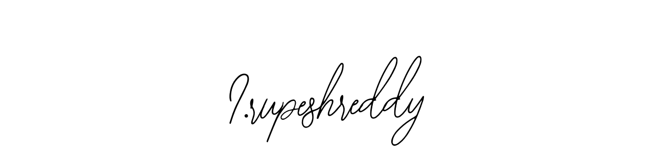 The best way (Bearetta-2O07w) to make a short signature is to pick only two or three words in your name. The name I.rupeshreddy include a total of six letters. For converting this name. I.rupeshreddy signature style 12 images and pictures png