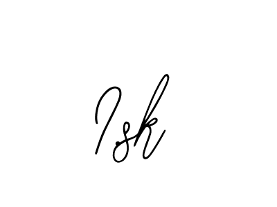 How to make I.sk signature? Bearetta-2O07w is a professional autograph style. Create handwritten signature for I.sk name. I.sk signature style 12 images and pictures png