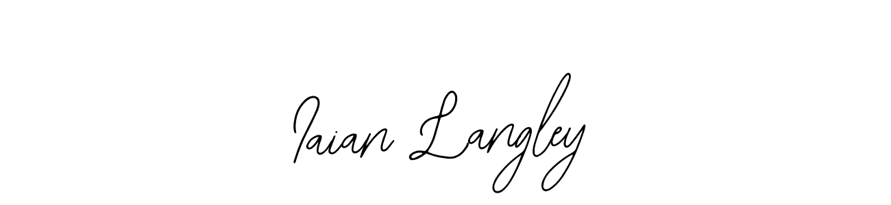 Make a short Iaian Langley signature style. Manage your documents anywhere anytime using Bearetta-2O07w. Create and add eSignatures, submit forms, share and send files easily. Iaian Langley signature style 12 images and pictures png