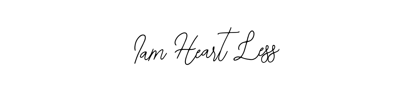 Also You can easily find your signature by using the search form. We will create Iam Heart Less name handwritten signature images for you free of cost using Bearetta-2O07w sign style. Iam Heart Less signature style 12 images and pictures png
