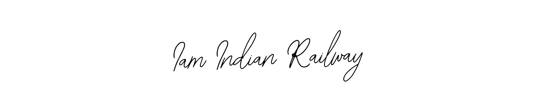 How to make Iam Indian Railway signature? Bearetta-2O07w is a professional autograph style. Create handwritten signature for Iam Indian Railway name. Iam Indian Railway signature style 12 images and pictures png