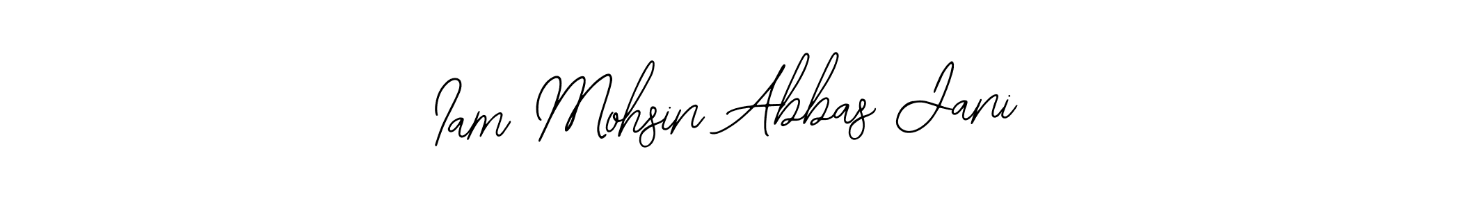 Create a beautiful signature design for name Iam Mohsin Abbas Jani. With this signature (Bearetta-2O07w) fonts, you can make a handwritten signature for free. Iam Mohsin Abbas Jani signature style 12 images and pictures png