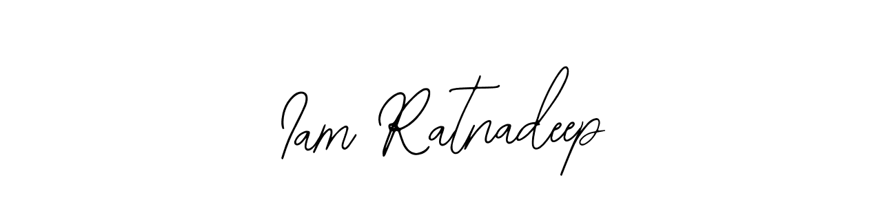 Bearetta-2O07w is a professional signature style that is perfect for those who want to add a touch of class to their signature. It is also a great choice for those who want to make their signature more unique. Get Iam Ratnadeep name to fancy signature for free. Iam Ratnadeep signature style 12 images and pictures png