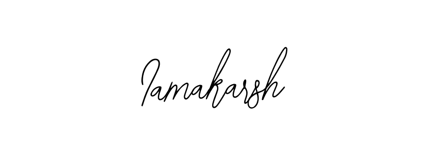 Create a beautiful signature design for name Iamakarsh. With this signature (Bearetta-2O07w) fonts, you can make a handwritten signature for free. Iamakarsh signature style 12 images and pictures png