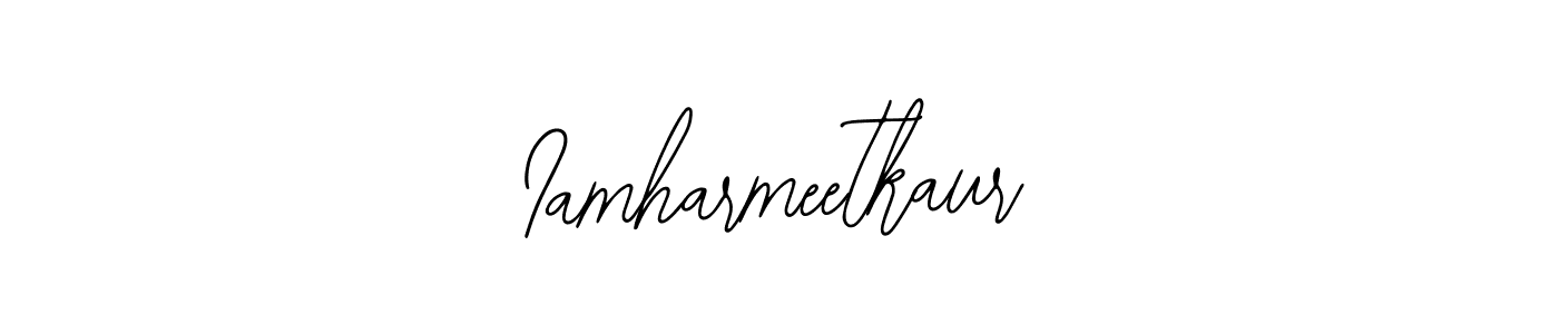 Also we have Iamharmeetkaur name is the best signature style. Create professional handwritten signature collection using Bearetta-2O07w autograph style. Iamharmeetkaur signature style 12 images and pictures png