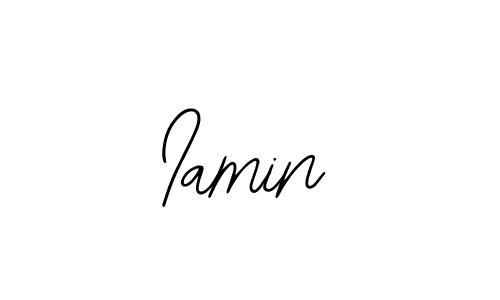 It looks lik you need a new signature style for name Iamin. Design unique handwritten (Bearetta-2O07w) signature with our free signature maker in just a few clicks. Iamin signature style 12 images and pictures png