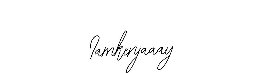 How to Draw Iamkenjaaay signature style? Bearetta-2O07w is a latest design signature styles for name Iamkenjaaay. Iamkenjaaay signature style 12 images and pictures png