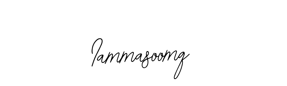 How to make Iammasoomq signature? Bearetta-2O07w is a professional autograph style. Create handwritten signature for Iammasoomq name. Iammasoomq signature style 12 images and pictures png