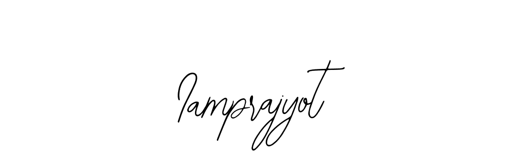 You should practise on your own different ways (Bearetta-2O07w) to write your name (Iamprajyot) in signature. don't let someone else do it for you. Iamprajyot signature style 12 images and pictures png