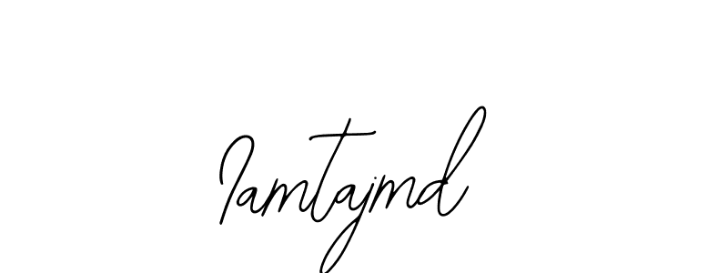 This is the best signature style for the Iamtajmd name. Also you like these signature font (Bearetta-2O07w). Mix name signature. Iamtajmd signature style 12 images and pictures png