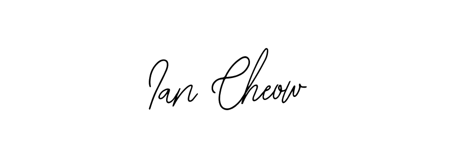Design your own signature with our free online signature maker. With this signature software, you can create a handwritten (Bearetta-2O07w) signature for name Ian Cheow. Ian Cheow signature style 12 images and pictures png