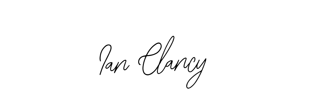 Best and Professional Signature Style for Ian Clancy. Bearetta-2O07w Best Signature Style Collection. Ian Clancy signature style 12 images and pictures png
