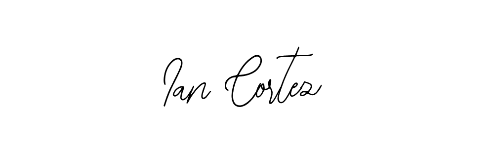 Design your own signature with our free online signature maker. With this signature software, you can create a handwritten (Bearetta-2O07w) signature for name Ian Cortez. Ian Cortez signature style 12 images and pictures png