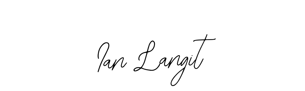 How to make Ian Langit signature? Bearetta-2O07w is a professional autograph style. Create handwritten signature for Ian Langit name. Ian Langit signature style 12 images and pictures png