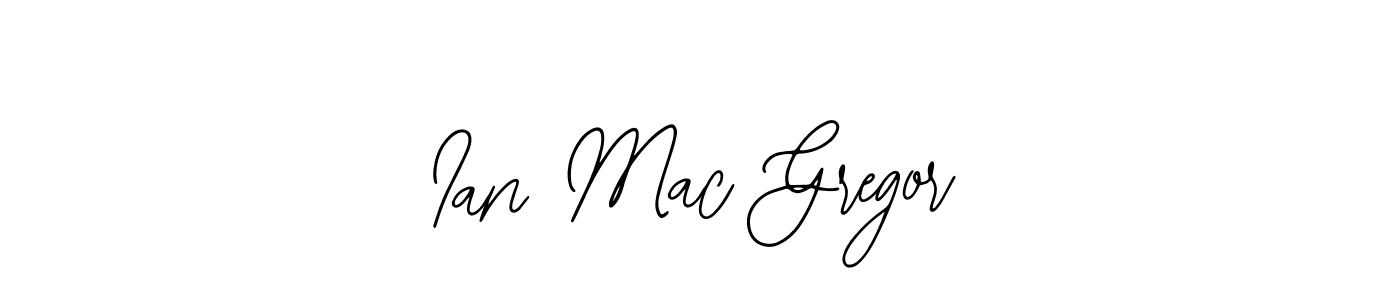 How to make Ian Mac Gregor name signature. Use Bearetta-2O07w style for creating short signs online. This is the latest handwritten sign. Ian Mac Gregor signature style 12 images and pictures png