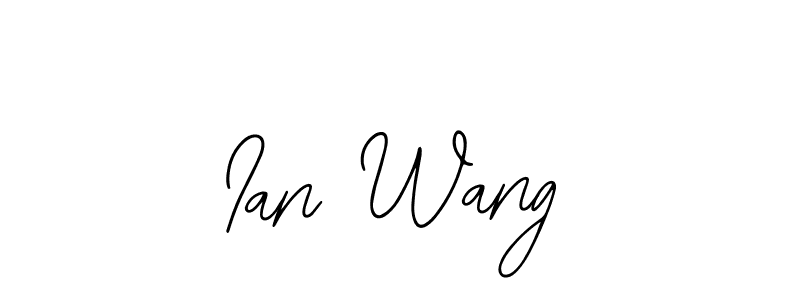Make a beautiful signature design for name Ian Wang. With this signature (Bearetta-2O07w) style, you can create a handwritten signature for free. Ian Wang signature style 12 images and pictures png