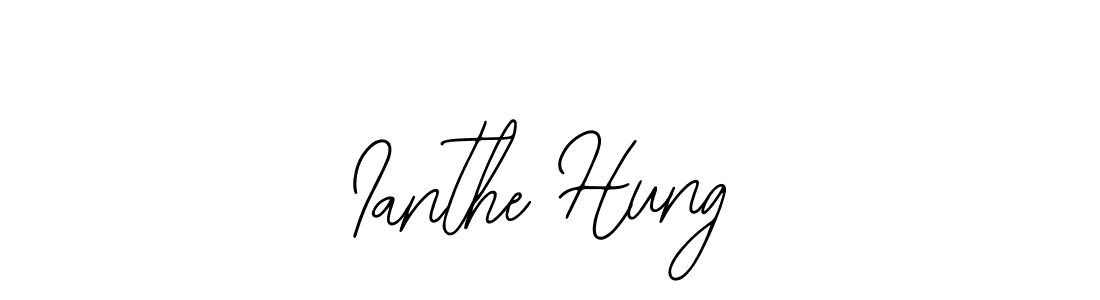 Make a beautiful signature design for name Ianthe Hung. Use this online signature maker to create a handwritten signature for free. Ianthe Hung signature style 12 images and pictures png